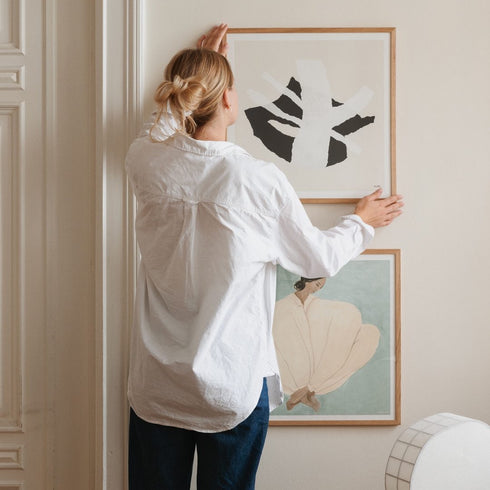 Gerahmter Kunstdruck Branching II | 50x50cm